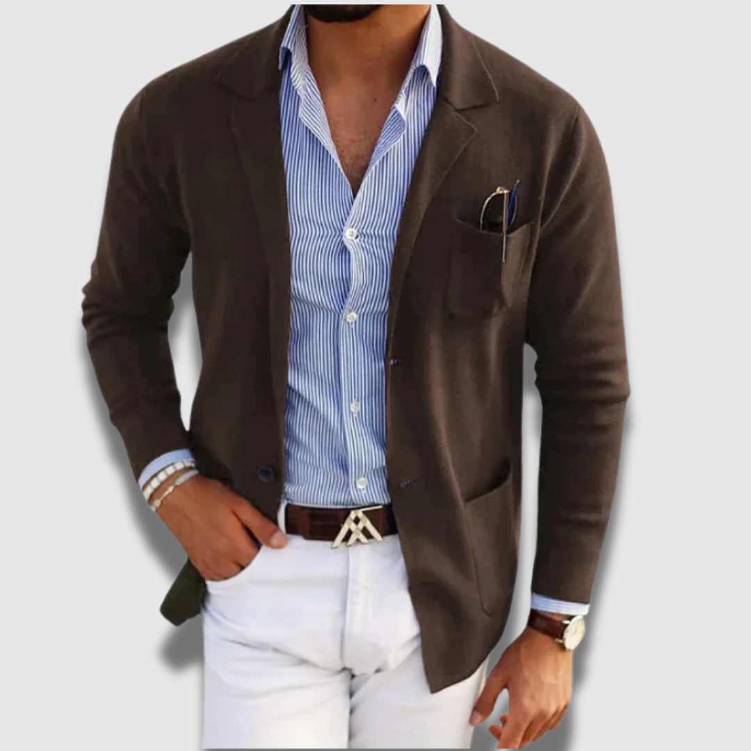 Giacca blazer uomo per cerimonia, stile classico e raffinato, perfetto per l'ufficio e occasioni speciali.