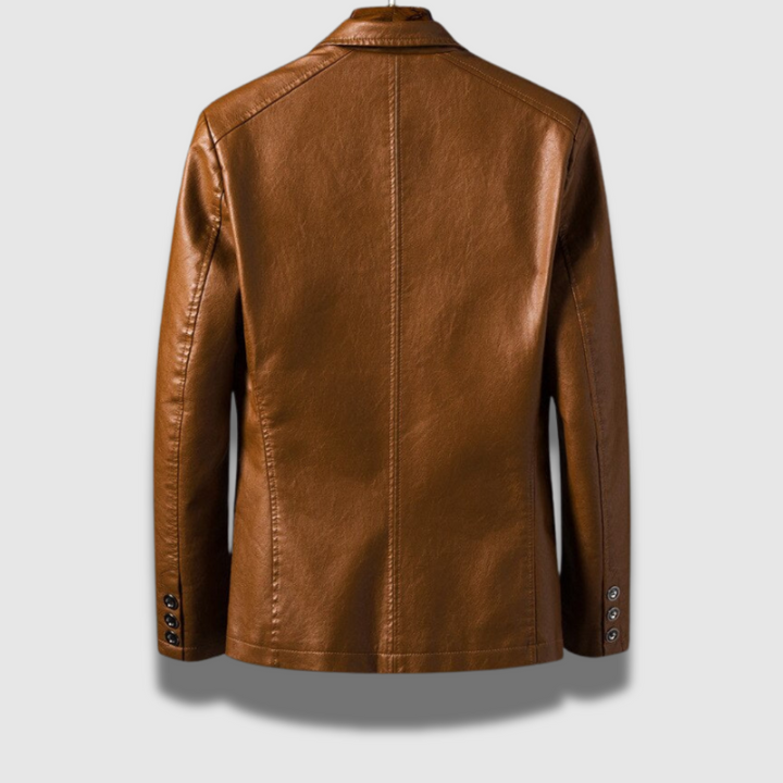 Giacca uomo moderna, perfetta per motociclisti e look casual. Capo outerwear resistente per abbigliamento maschile.
