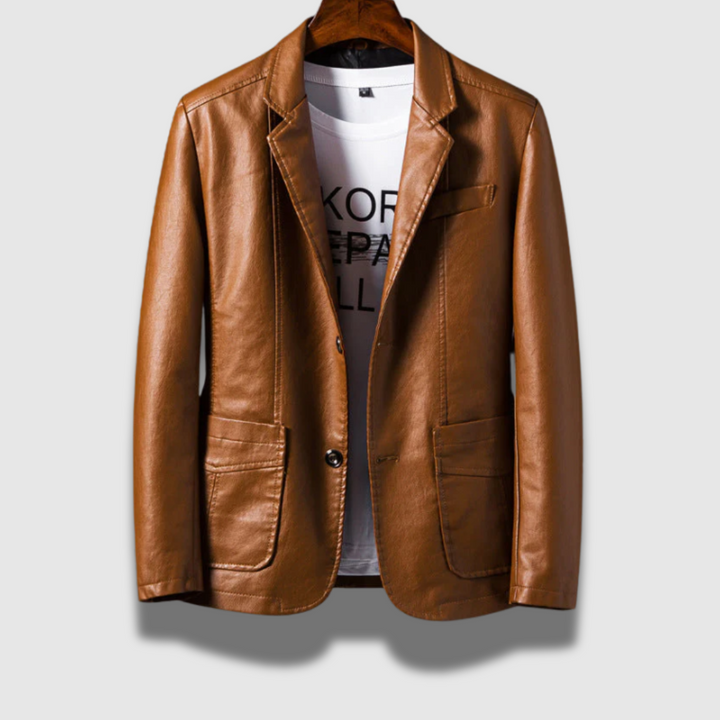 Giacchetto uomo resistente, giacca da motociclista e casual. Moda maschile, qualità per ogni avventura. Stile moderno.