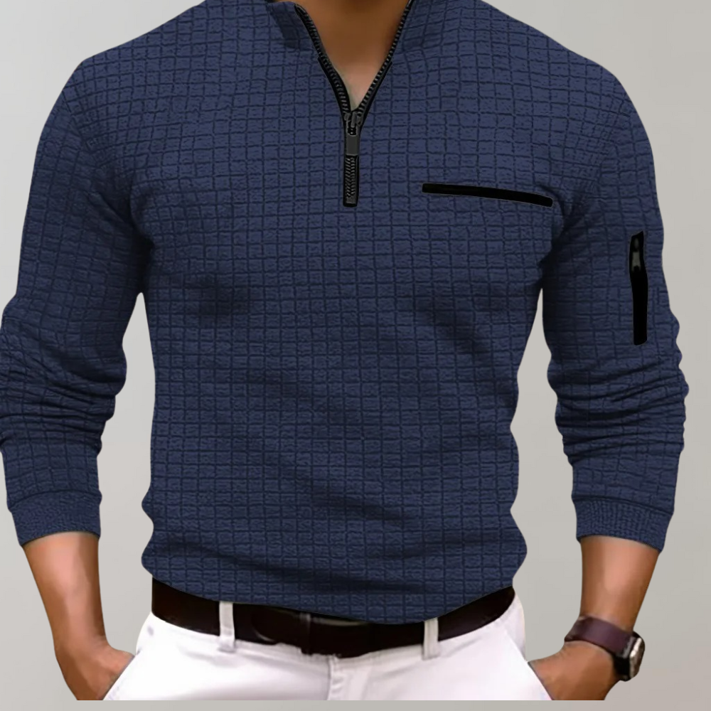 Polo uomo slim fit premium a manica corta, ideale per un look estivo elegante o casual chic.
