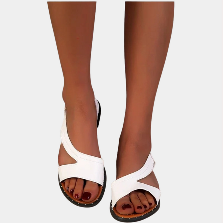 Moda e comfort: sandali donna ortopedici con design scandinavo. Supporto plantare per benessere quotidiano.