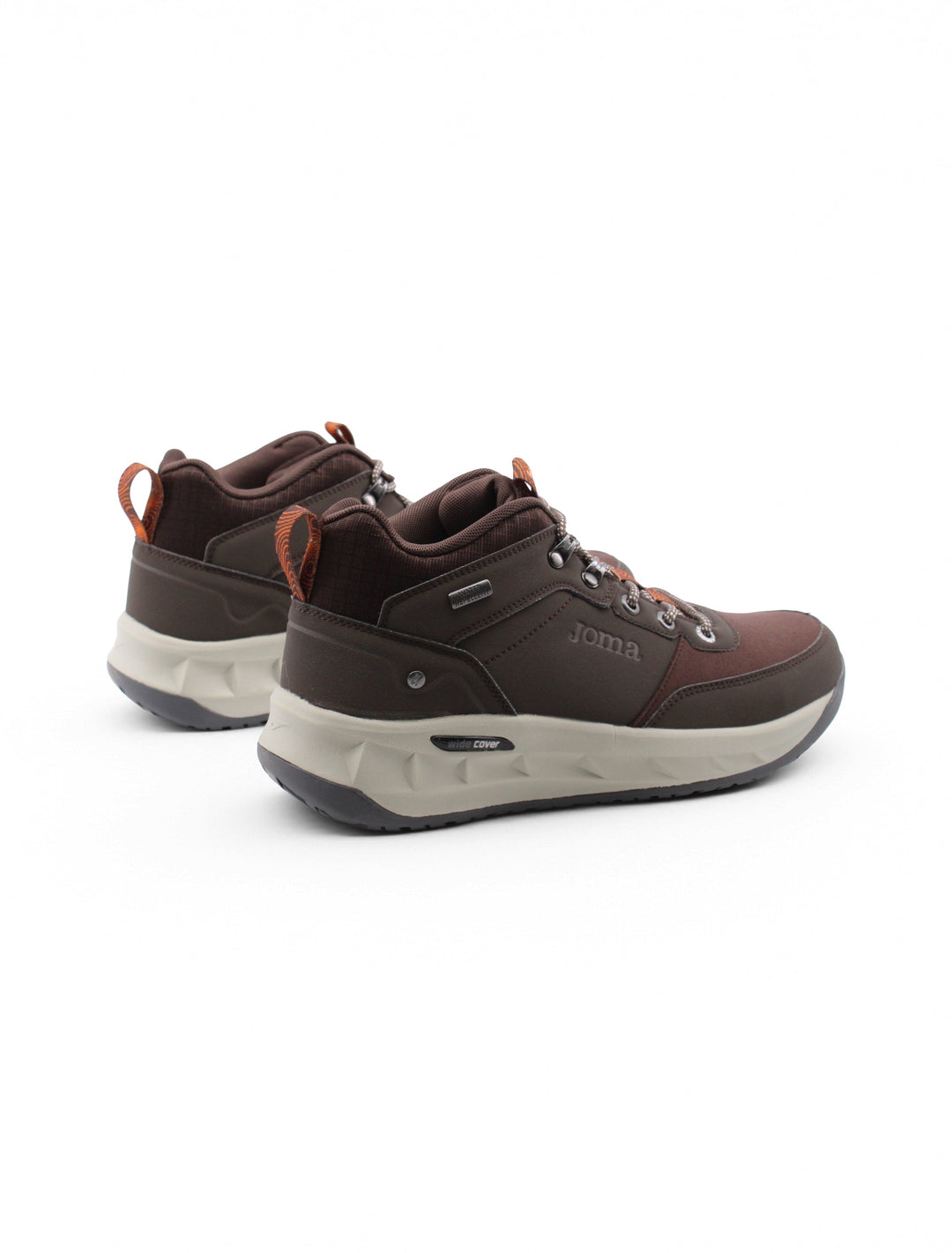 Moderni stivaletti uomo marroni, impermeabili, modello sneakers alte. Perfetti per un look casual e protetto.