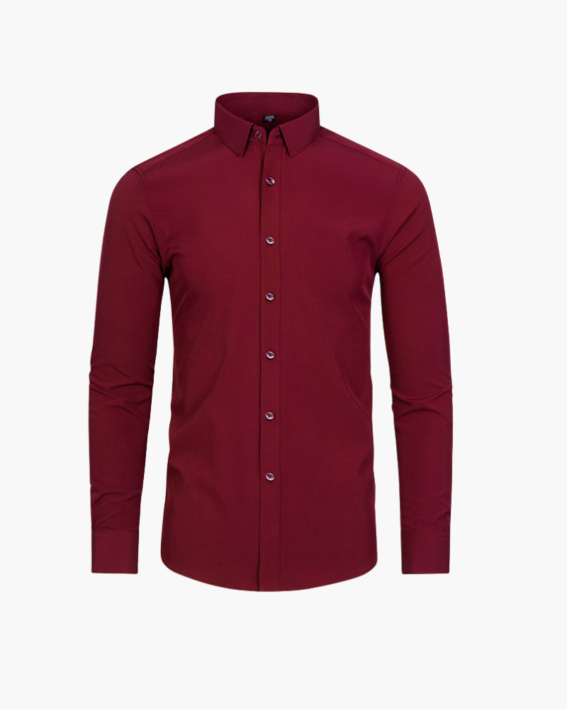Camicia versatile uomo a maniche lunghe, adatta sia per ambienti formali che informali.