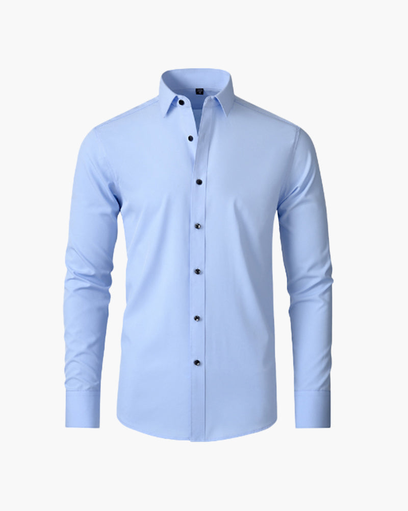 Camicia uomo a maniche lunghe, un capo essenziale per il guardaroba maschile, smart casual.