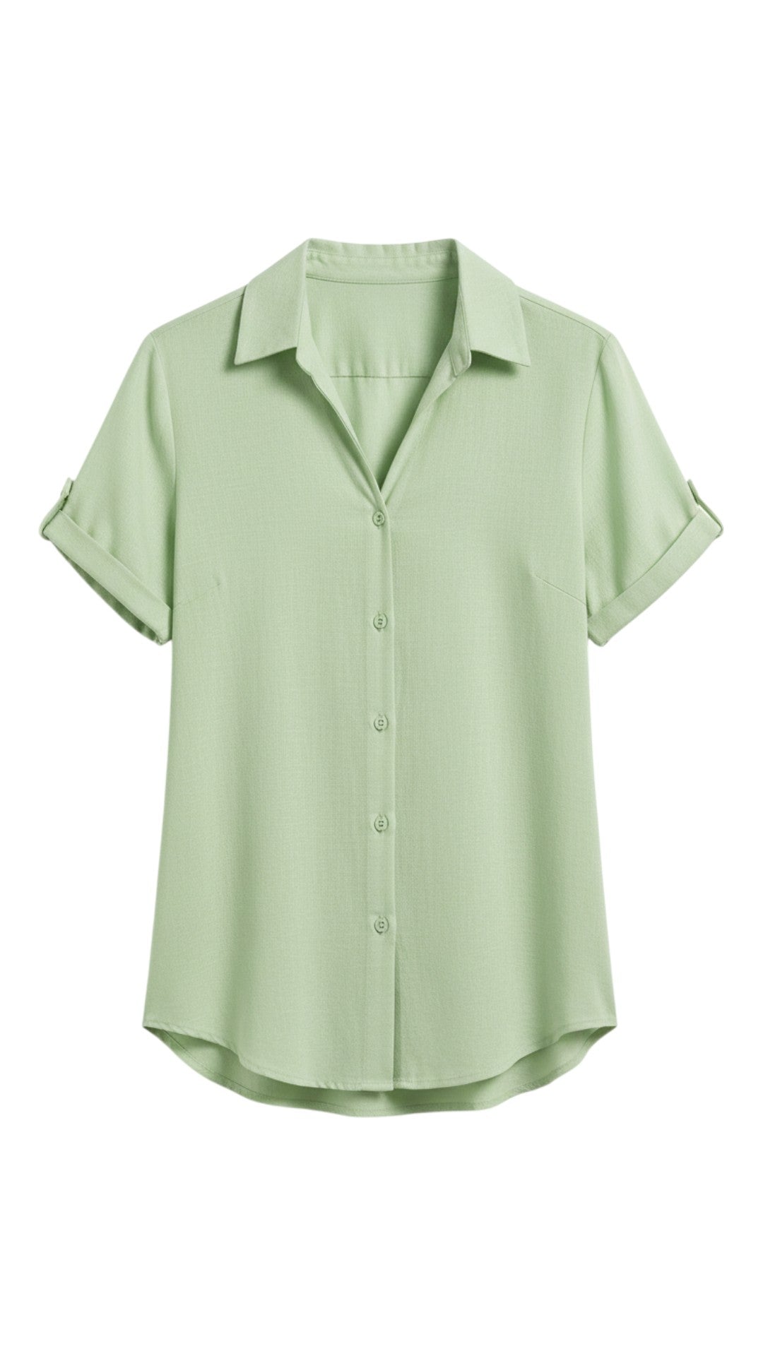 Top donna a maniche corte con bottoni, un capo essenziale per la moda femminile estiva e versatile.