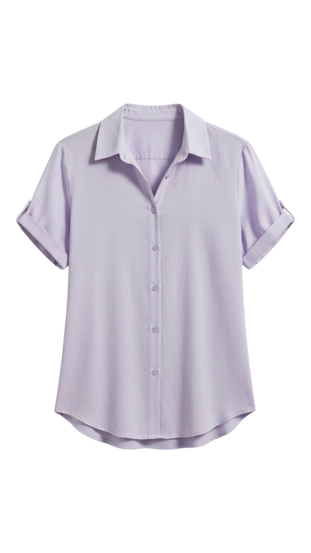 Camicia moda femminile a maniche corte, con bottoni, perfetta per un look elegante o casual chic.