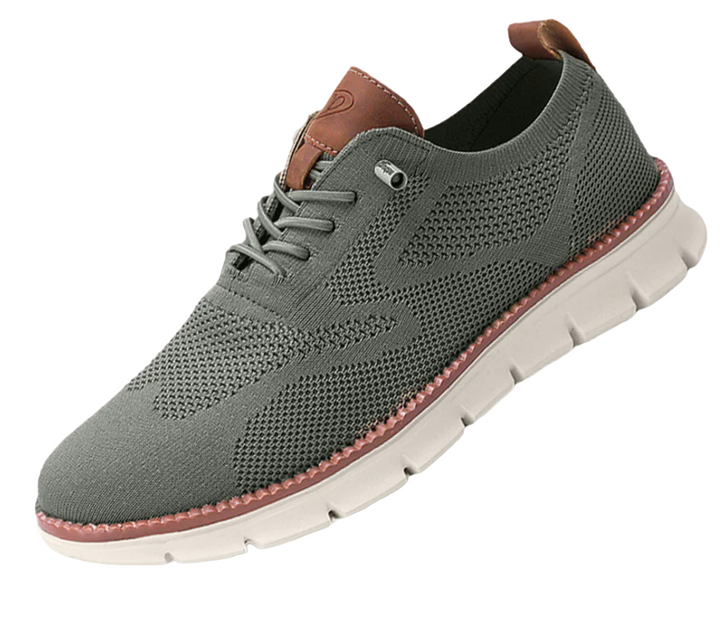 Sneakers eleganti uomo marroni per massimo comfort ortopedico. Stile urbano versatile, ideali per passeggiate quotidiane.