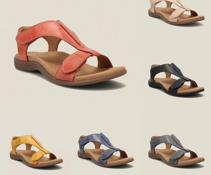 Sandali estivi donna comodi e ortopedici, perfetti per la postura corretta e il benessere dei piedi.