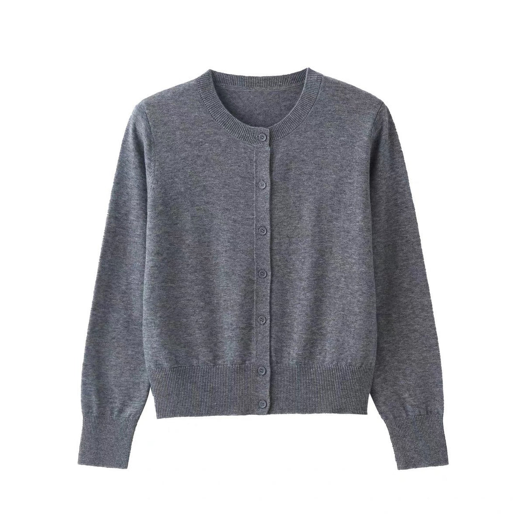 Cardigan donna in maglieria per comfort quotidiano, con bottoni raffinati. Perfetto per un look casual-elegante.