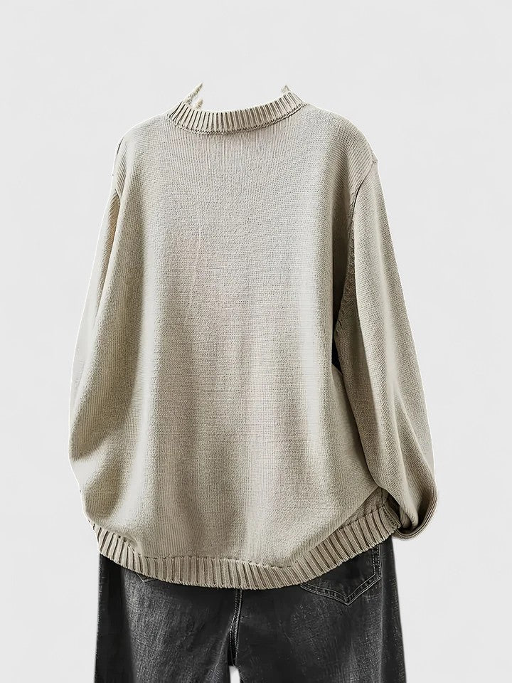 Elegante cardigan ampio da donna con bottoni, ottimo per stratificare o come capo unico.