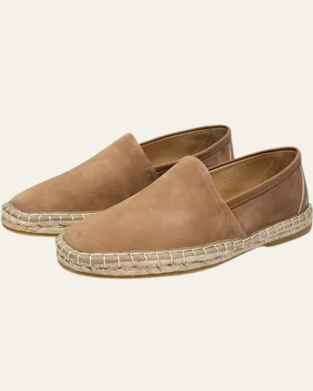 Espadrilles da donna estive marroni con zeppa, ideali per comfort e stile casual-elegante in primavera/estate.