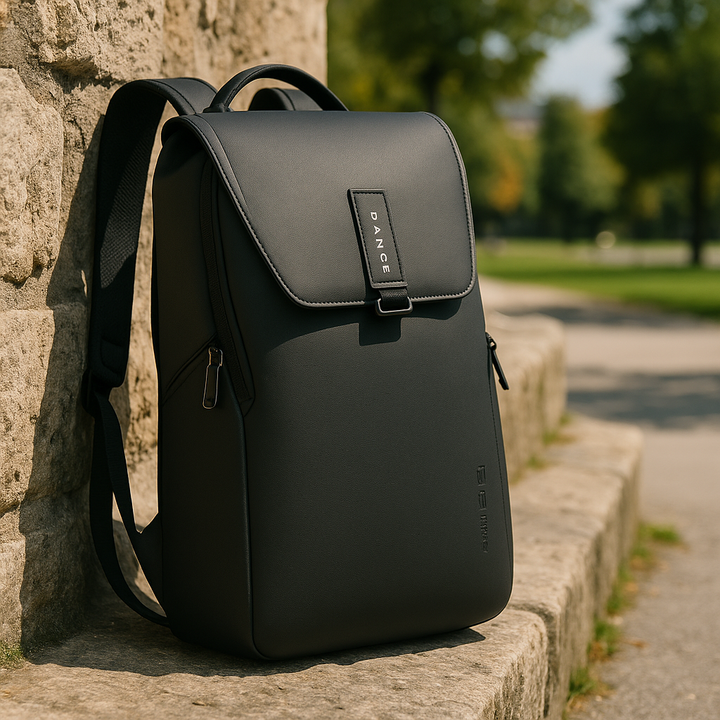 Zaino uomo per PC portatile, elegante e resistente all'acqua. Perfetto per università, ufficio e tempo libero.