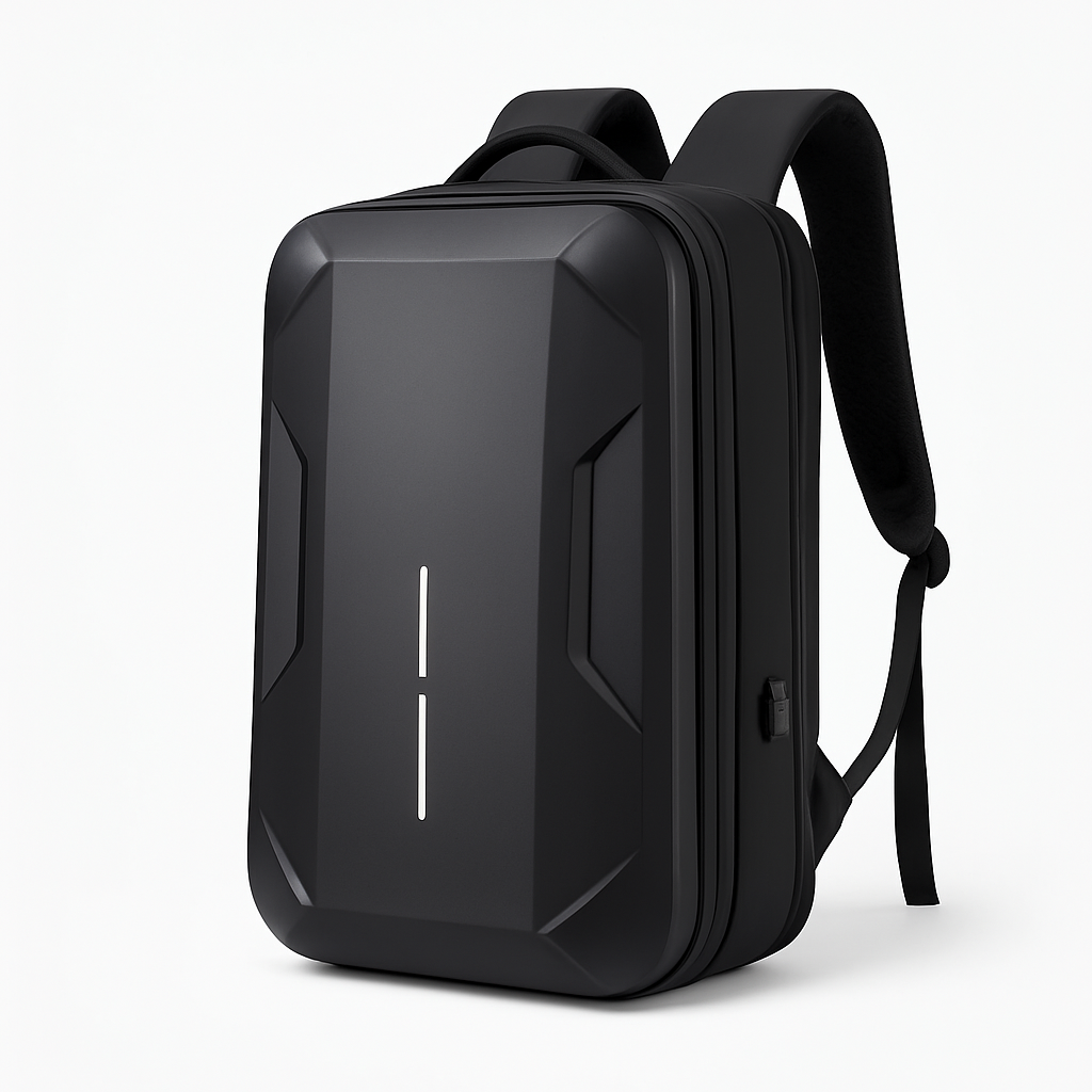 Zaino uomo rigido multicolore Collezione Prisma. Ideale per proteggere il laptop in viaggio o ufficio, stile urbano.