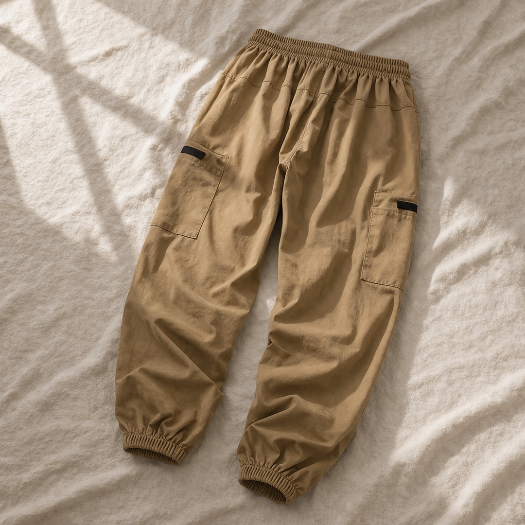 Morbidi pantaloni cargo jogger da uomo, essenziali per un look rilassato ma di tendenza. Perfetti per il tempo libero.