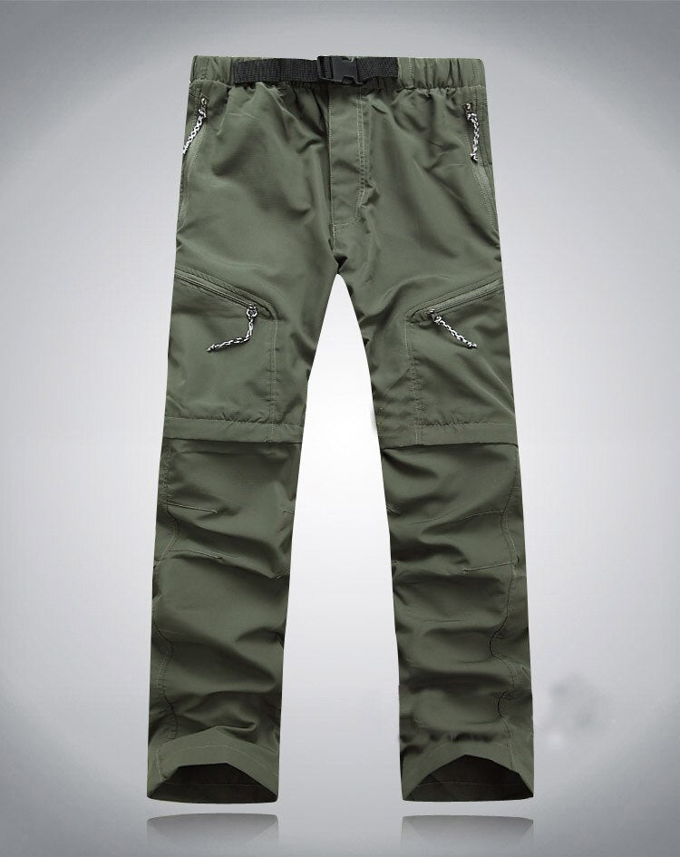 Pantaloni cargo uomo convertibili per escursioni e trekking. Ideali per outdoor primavera/estate.