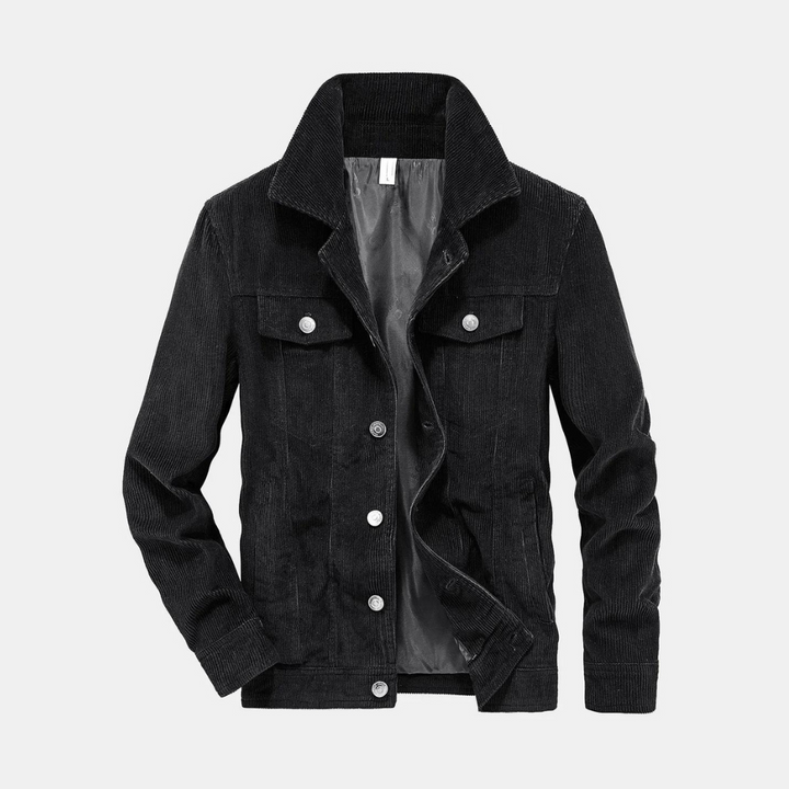 Moderna giacca uomo in velluto a coste, versatile per creare look urbani, casual ed eleganti.