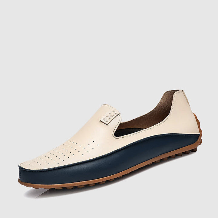 Mocassini casual uomo slip-on, suola ammortizzata, perfetti per moda uomo e comfort quotidiano e praticità.