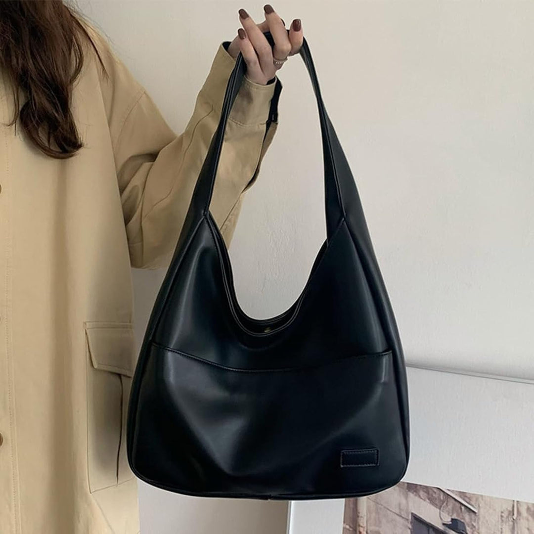 Borsa pelle donna premium, spaziosa per laptop, tracolla comoda per tutti i giorni.