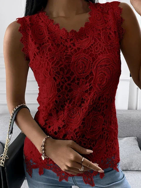 Canotta strutturata da donna elegante e versatile, perfetta per ogni outfit estivo o ufficio.
