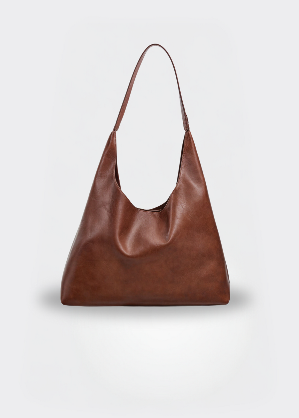 Borsa grande da donna in pelle vegana con cerniera, perfetta come borsa a spalla elegante e pratica.