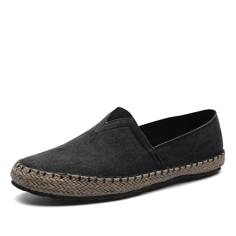 Espadrillas uomo comode in tessuto traspirante, perfette per l'estate e look casual. Massima freschezza.