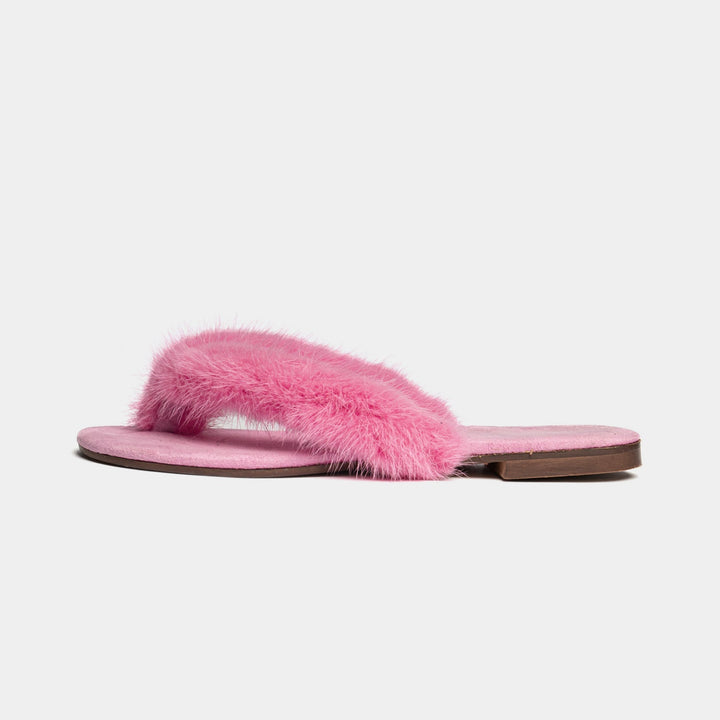 Infradito fucsia da donna Forte dei Marmi, eleganti per l'estate, Made in Italy.