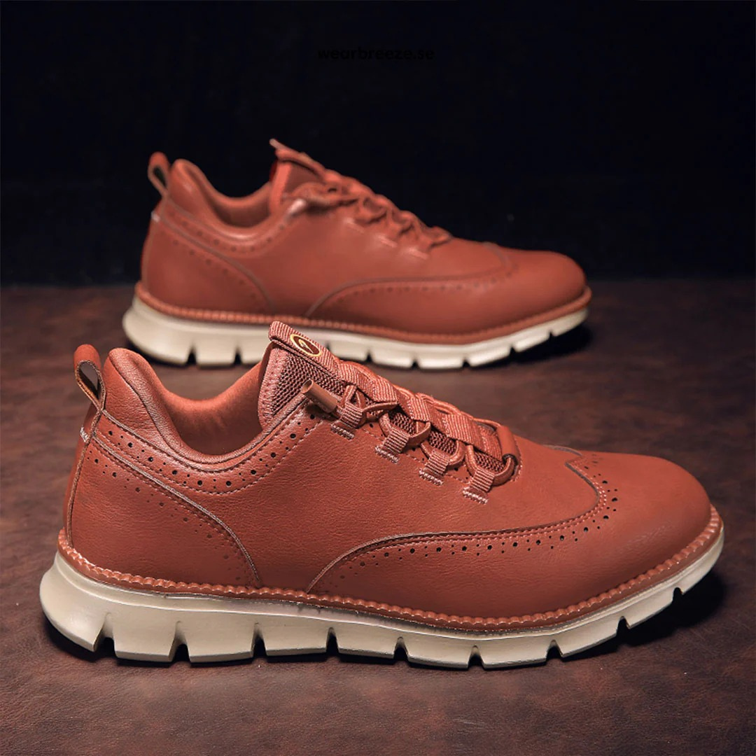 Scarpe uomo Oxford eleganti e formali, con lacci resistenti e soletta memory foam per il massimo comfort.