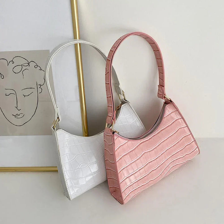 Borsa piccola a tracolla donna, design retrò elegante. Accessorio moda indispensabile.
