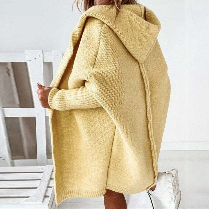 Abbigliamento casual: Felpa donna con cappuccio ampio e stile rilassato, per un look comodo e moderno.