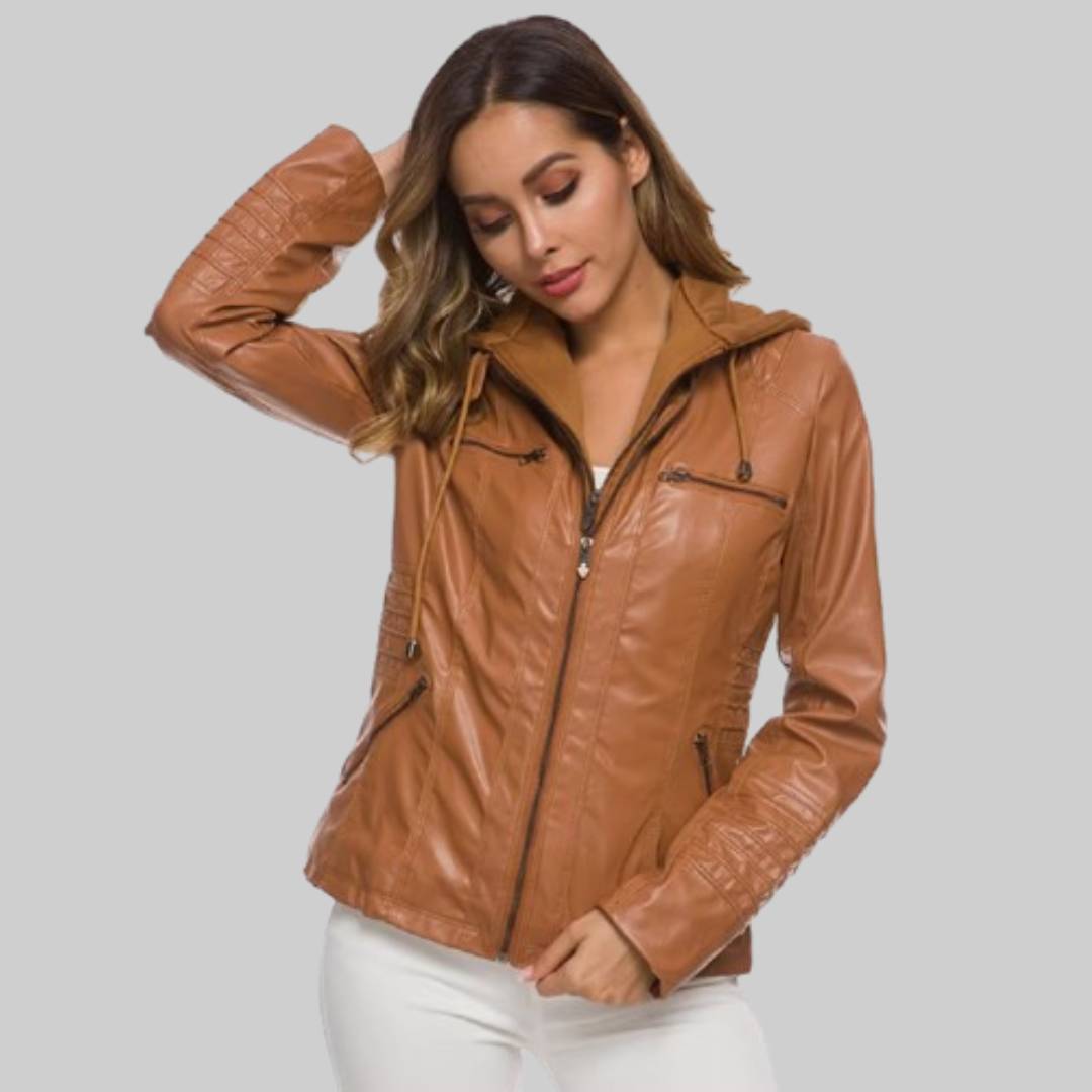 Felpa donna con cappuccio removibile, perfetta per un comfort quotidiano, stile casual e moda autunnale.