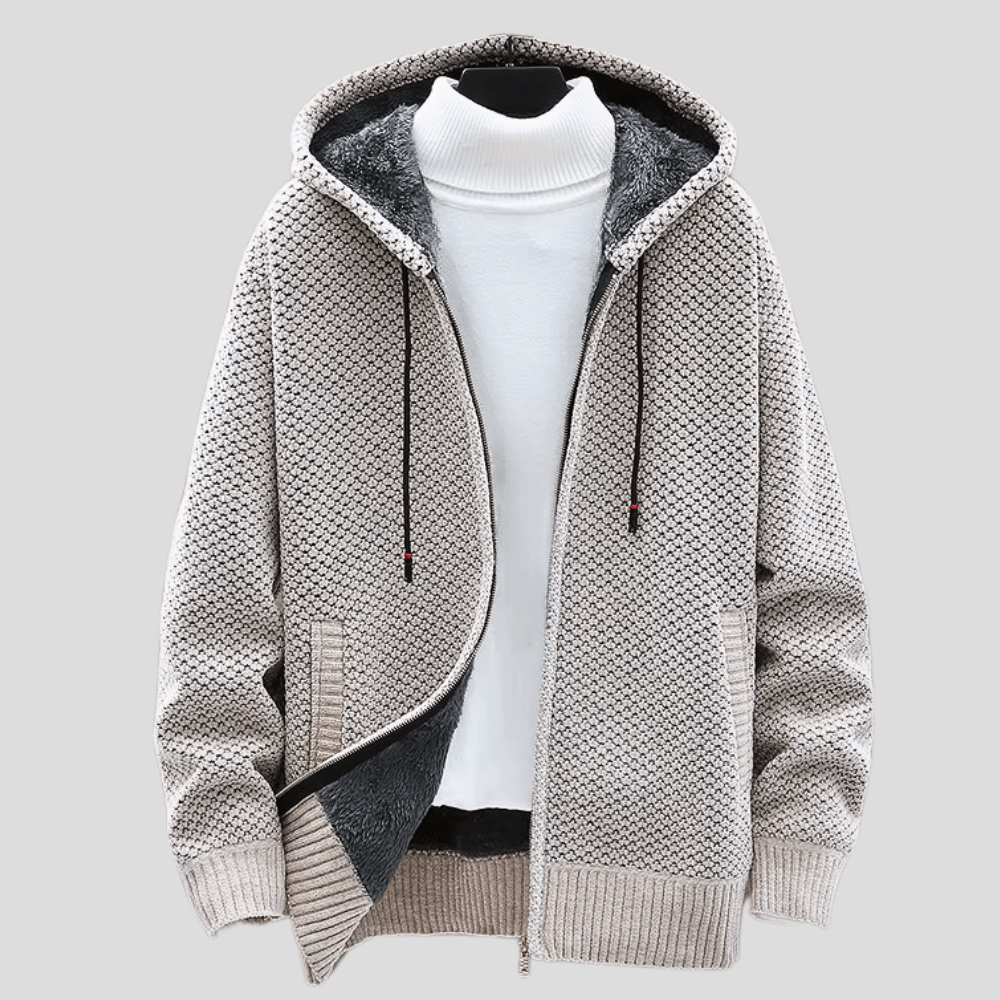 Felpa uomo con cappuccio in cotone morbido, comfort avvolgente per stile casual. Ideale per autunno e inverno.