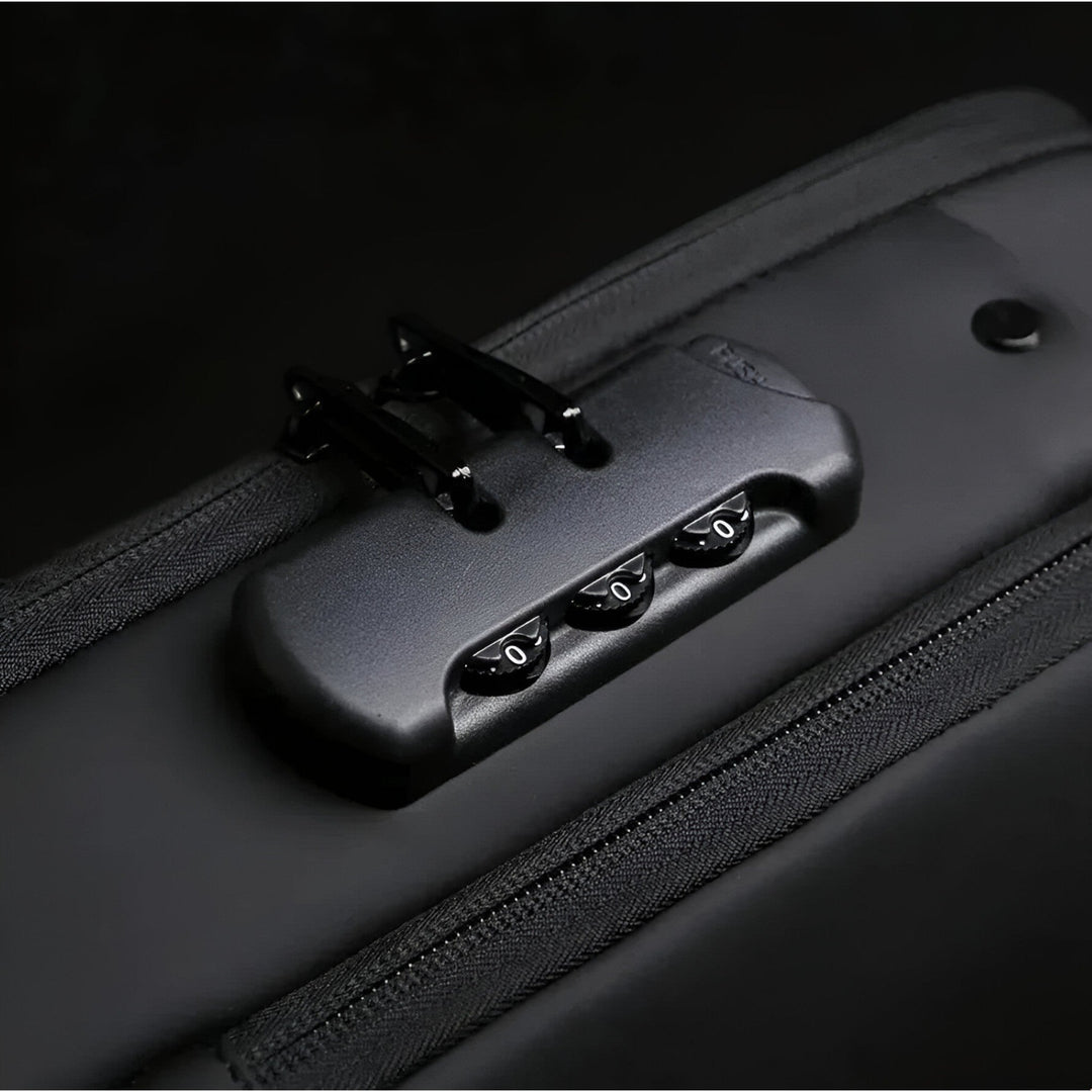 Borsa monospalla uomo antifurto elegante per viaggio e quotidianità. Sintetico resistente, sicurezza garantita.