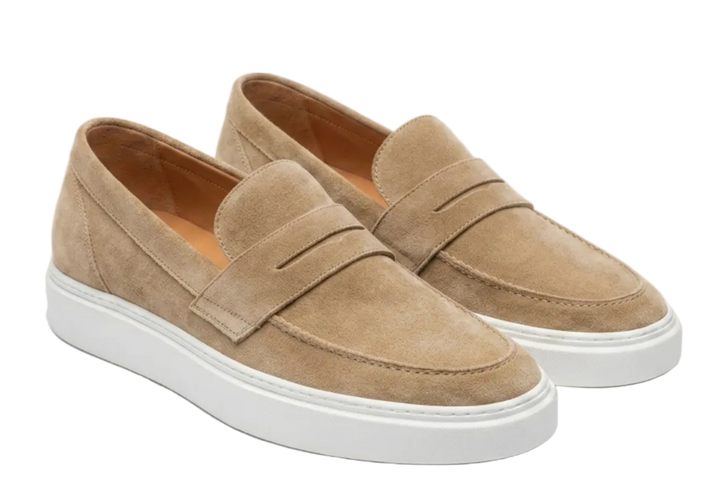 Mocassini uomo rialzati Taormina neri, eleganti e confortevoli, per aumento statura discreto di 6cm.