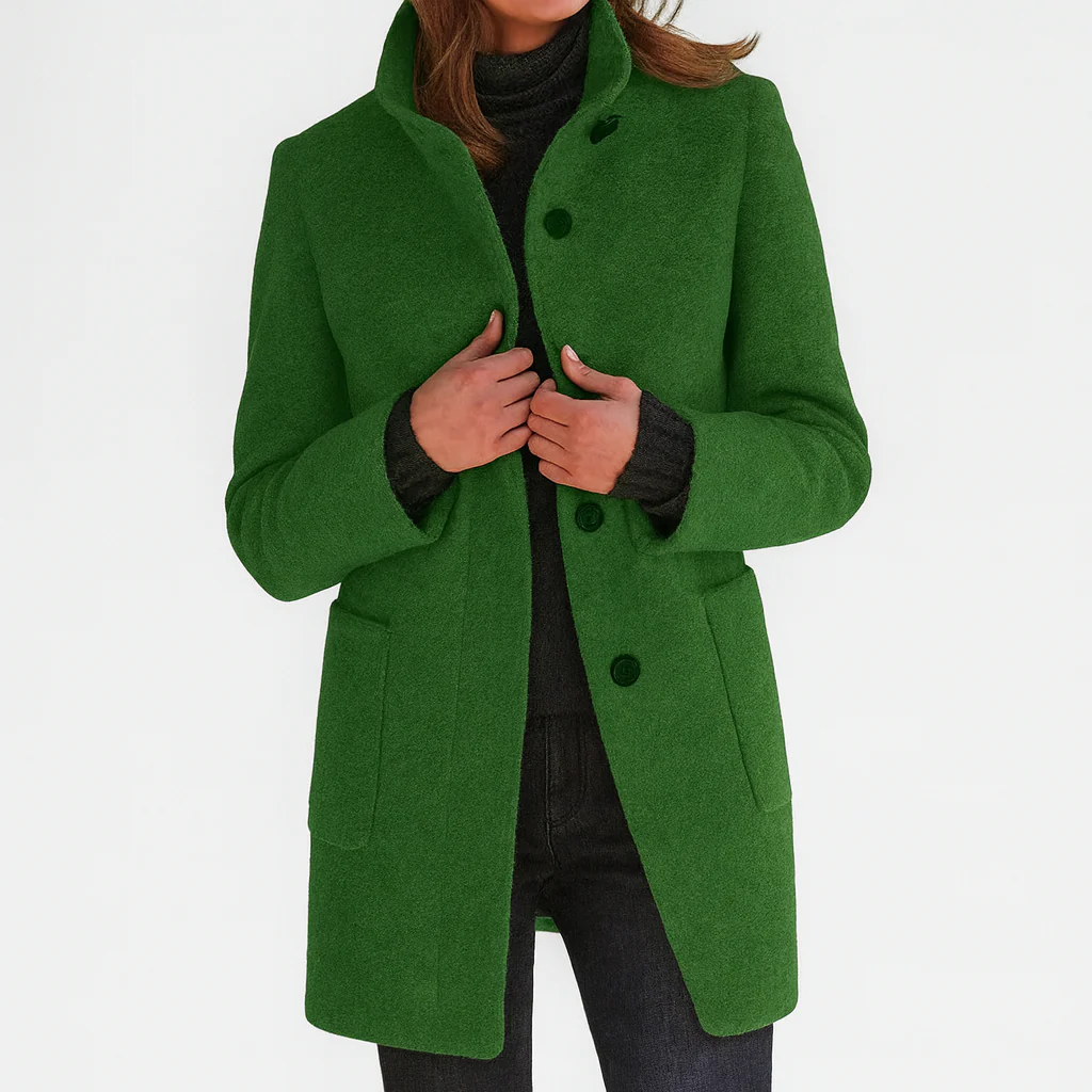 Giubbotto donna moda autunno inverno, caldo, versatile e con collo avvolgente.