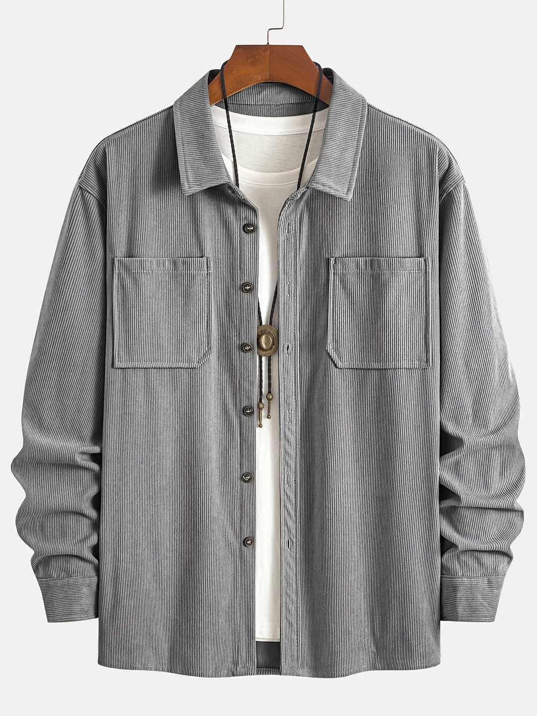 Giacca uomo ideale per passeggiate autunnali, stile casual-elegante e comfort per il tuo outfit.