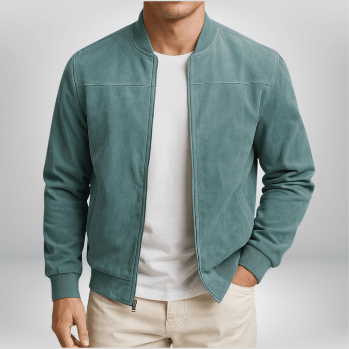 Giubbotto bomber uomo, giacca versatile per ogni occasione, dalla primavera all'autunno. Outfit elegante e casual.