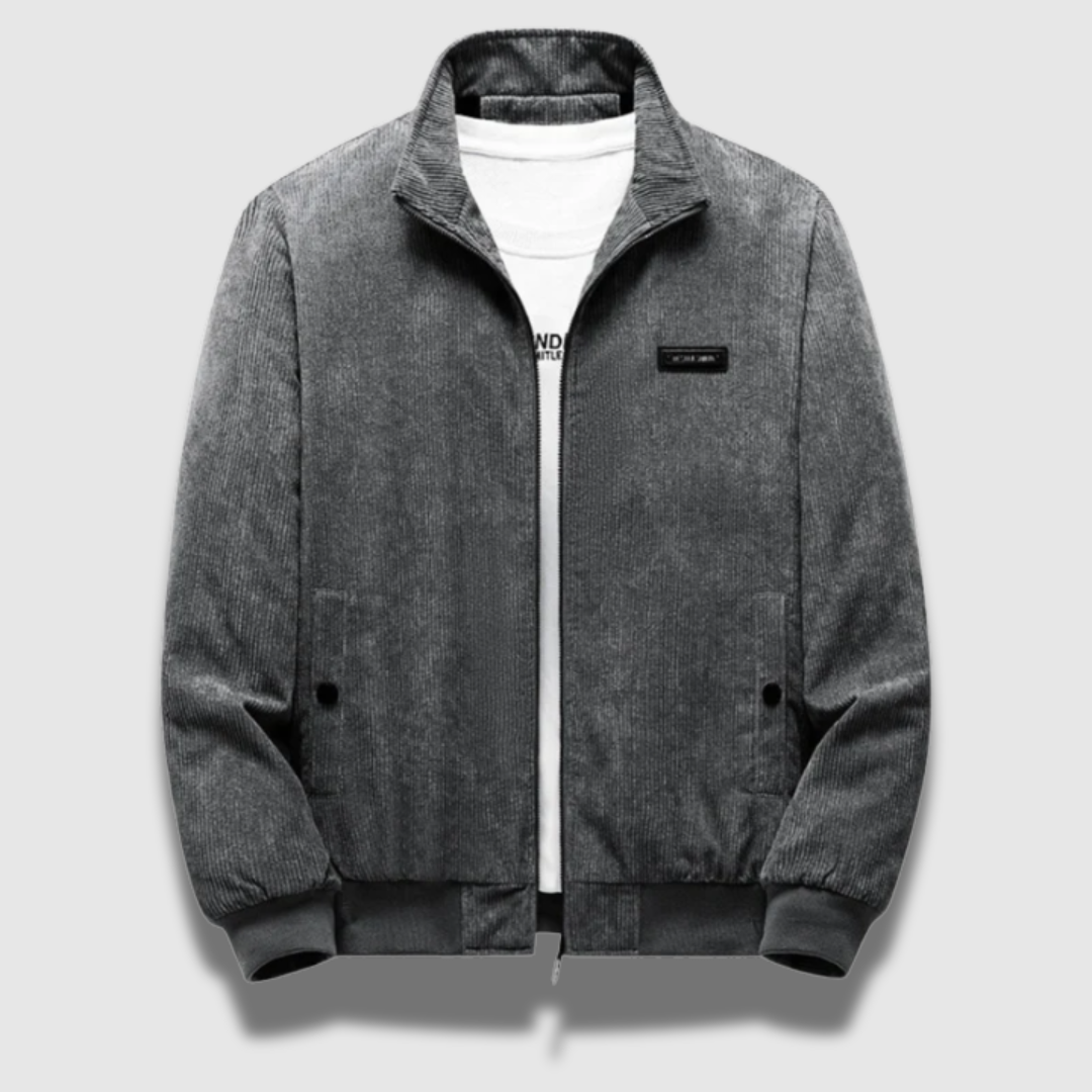 Giacca invernale uomo calda e resistente con zip, ideale contro freddo, vento e pioggia. Perfetta per viaggio casual.