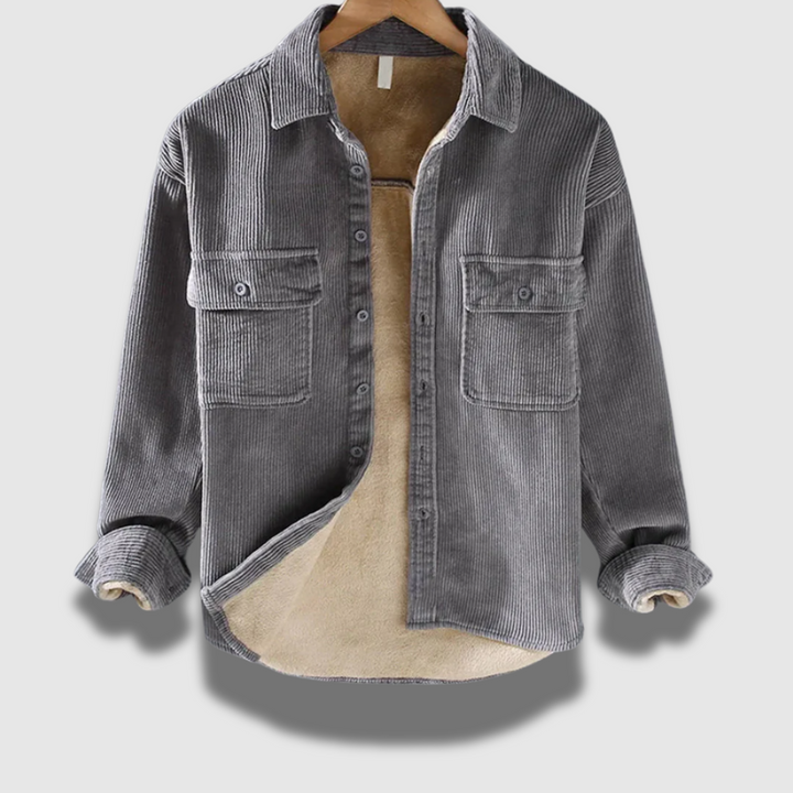 Elegante giacca uomo a coste, perfetta per un look classico autunnale/invernale. Calore e stile maschile.