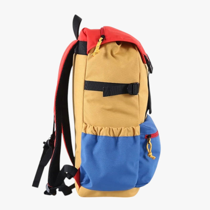 Zaino da viaggio uomo multicolore, versatile e pratico per ogni esigenza.