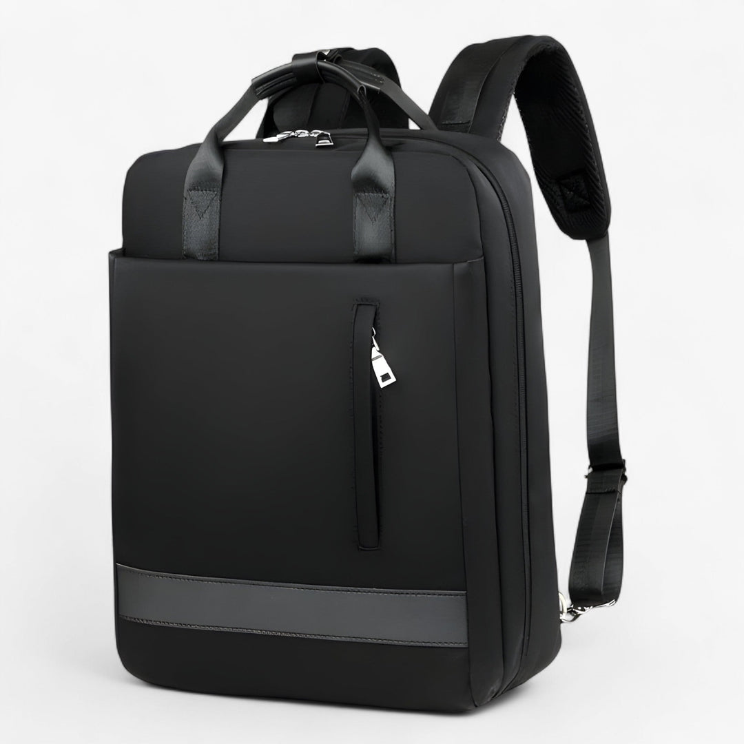 Zaino minimalista da donna, design pulito per uso quotidiano e praticità.