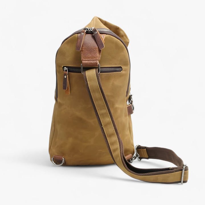Borsa quotidiana unisex in tela multicolore, ideale per trasportare gli essenziali con stile e comfort.
