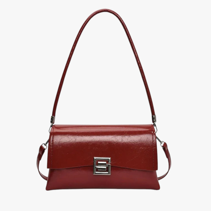 Borsa a spalla donna elegante con tracolla regolabile e chiusura frontale, perfetta per ogni occasione.