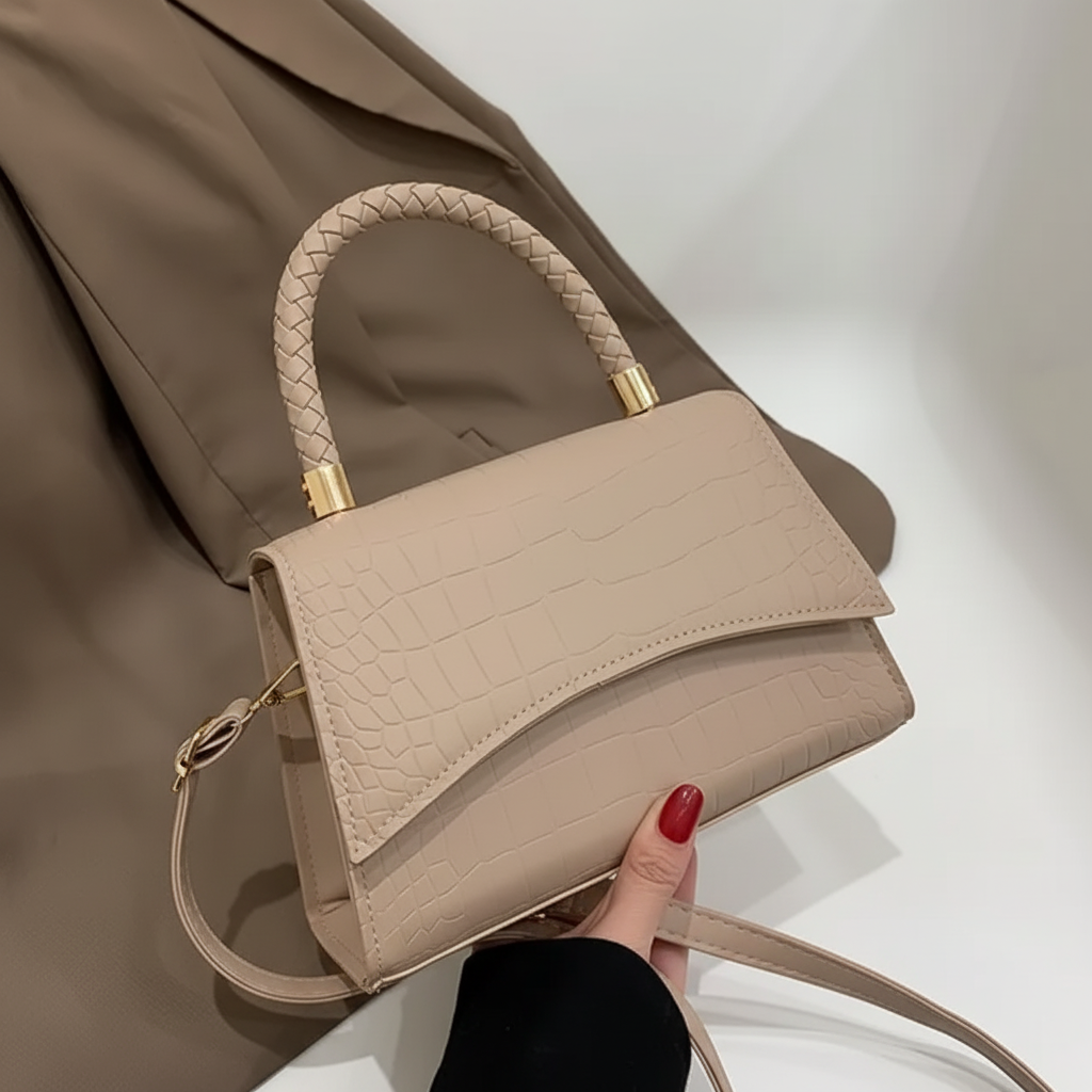 Elegante borsa a tracolla da donna, versatile e organizzata, con cinghia regolabile per massimo comfort.