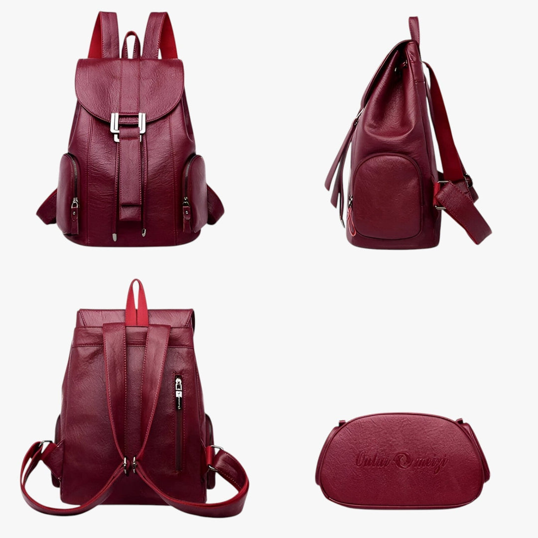 Zaino donna capiente e colorato, ideale come borsa da viaggio. Un accessorio pratico e di stile per ogni giorno.