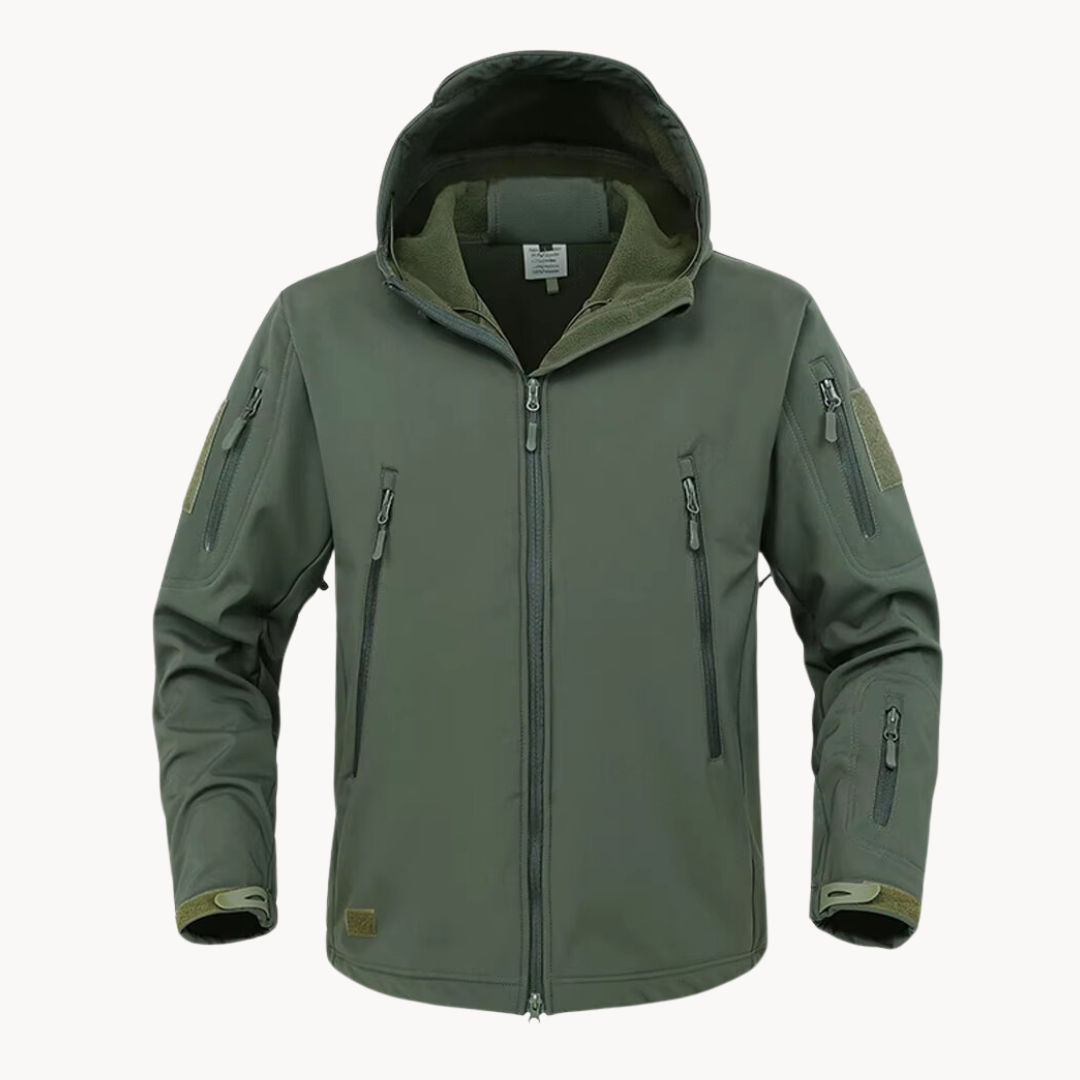 Giacca impermeabile ultraleggera uomo con cappuccio, ideale per sport e viaggio.