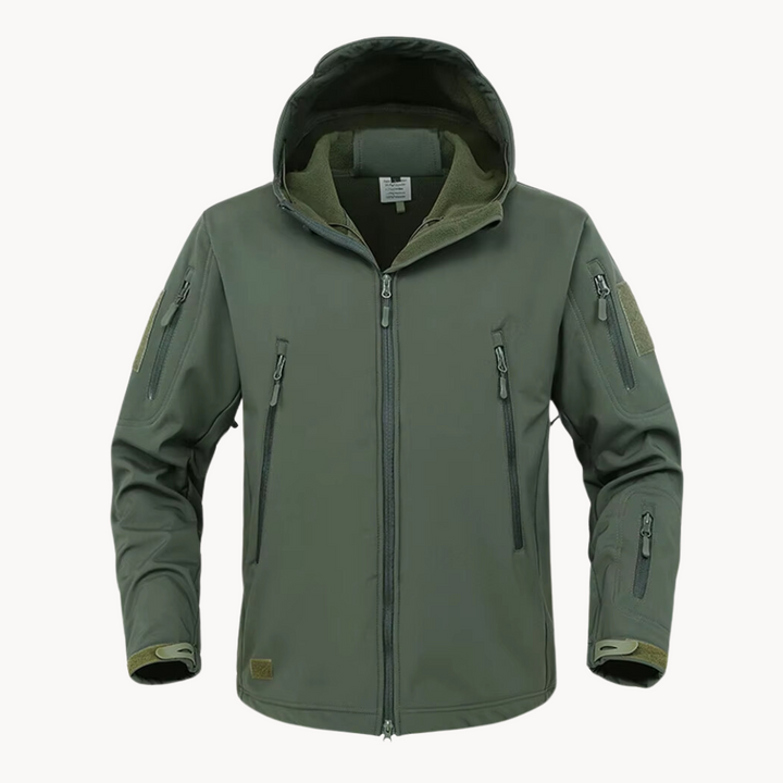 Giacca impermeabile ultraleggera uomo con cappuccio, ideale per sport e viaggio.