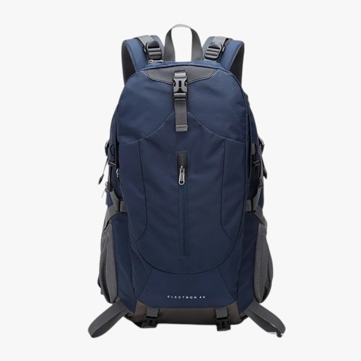 Zaino capiente multicolore per escursioni, con scomparti utili, resistente e versatile per attività.