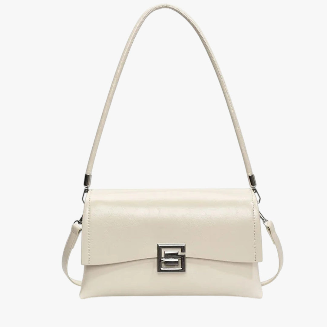 Borsa a spalla nera per donna, accessorio moda versatile con design elegante e pratica tracolla, ideale per il quotidiano.