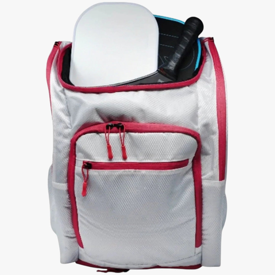 Zaino da uomo sportivo per pickleball, con porta racchette e vano scarpe separato. Ottimo per attrezzatura sportiva.