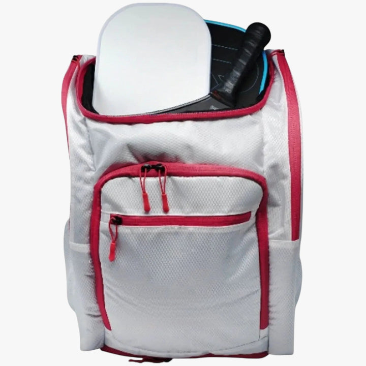Zaino da uomo sportivo per pickleball, con porta racchette e vano scarpe separato. Ottimo per attrezzatura sportiva.